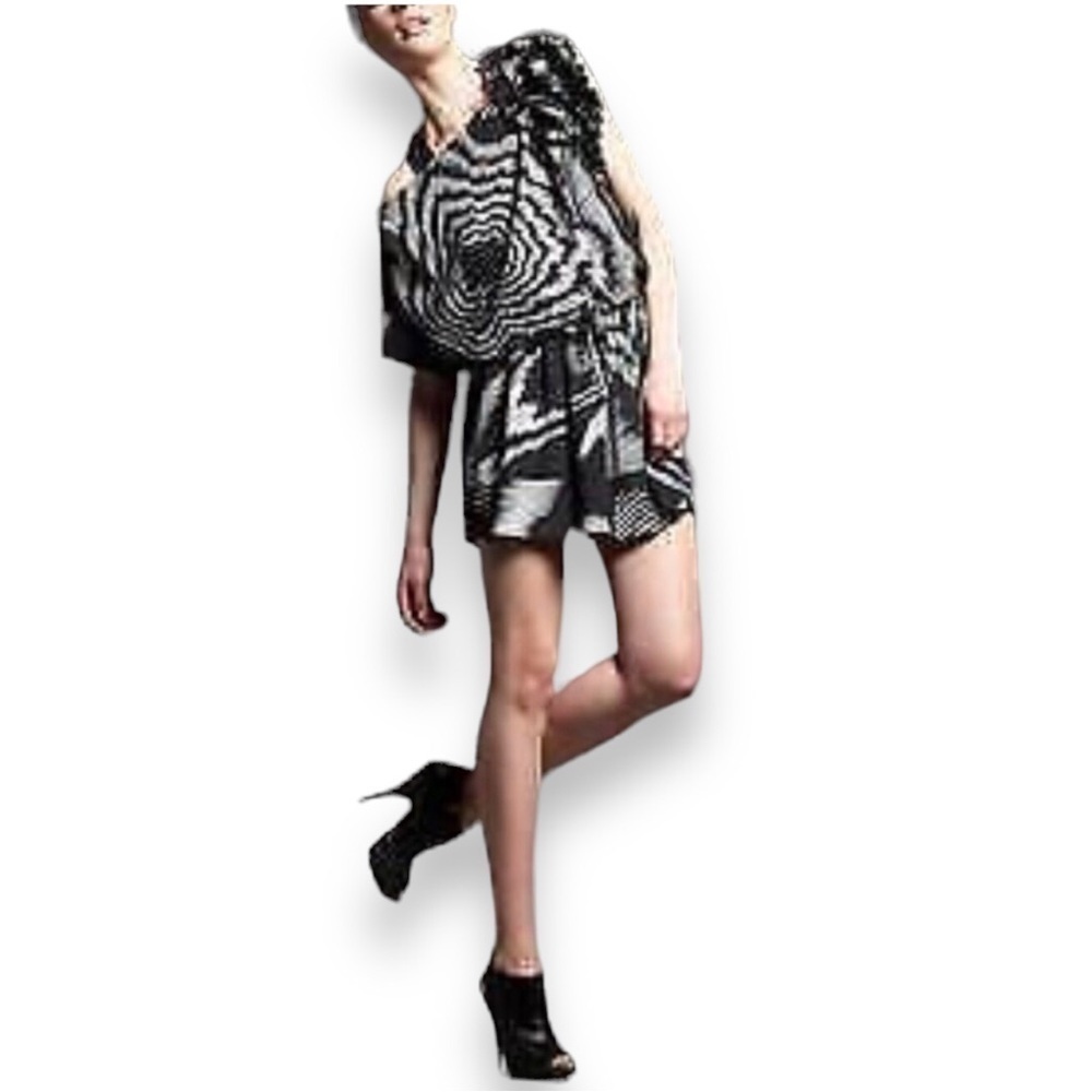 Robert Rodriguez Silk Floral Mini Dress